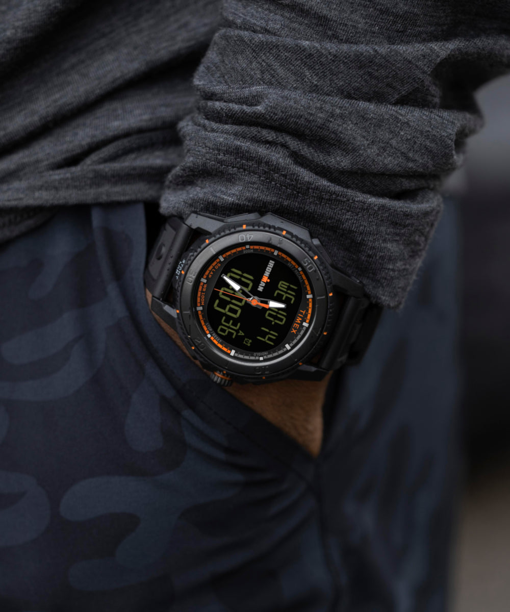 TIMEX® IRONMAN® Adrenaline Ana-digi 46.5mm PU Strap Watch