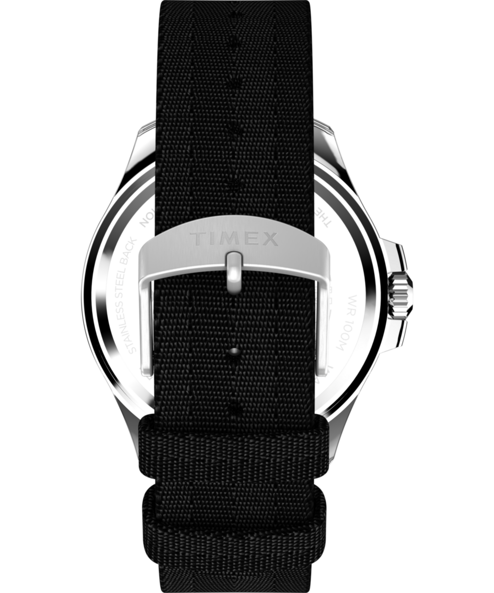 Harborside Coast 44mm Recycled Fabric Strap Watch