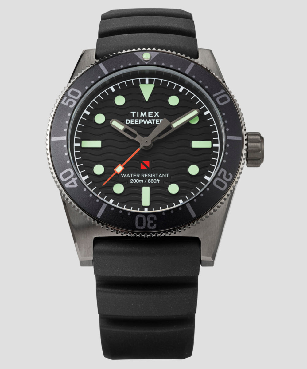 Deepwater Reef 200 41mm Synthetic Rubber Strap Watch
