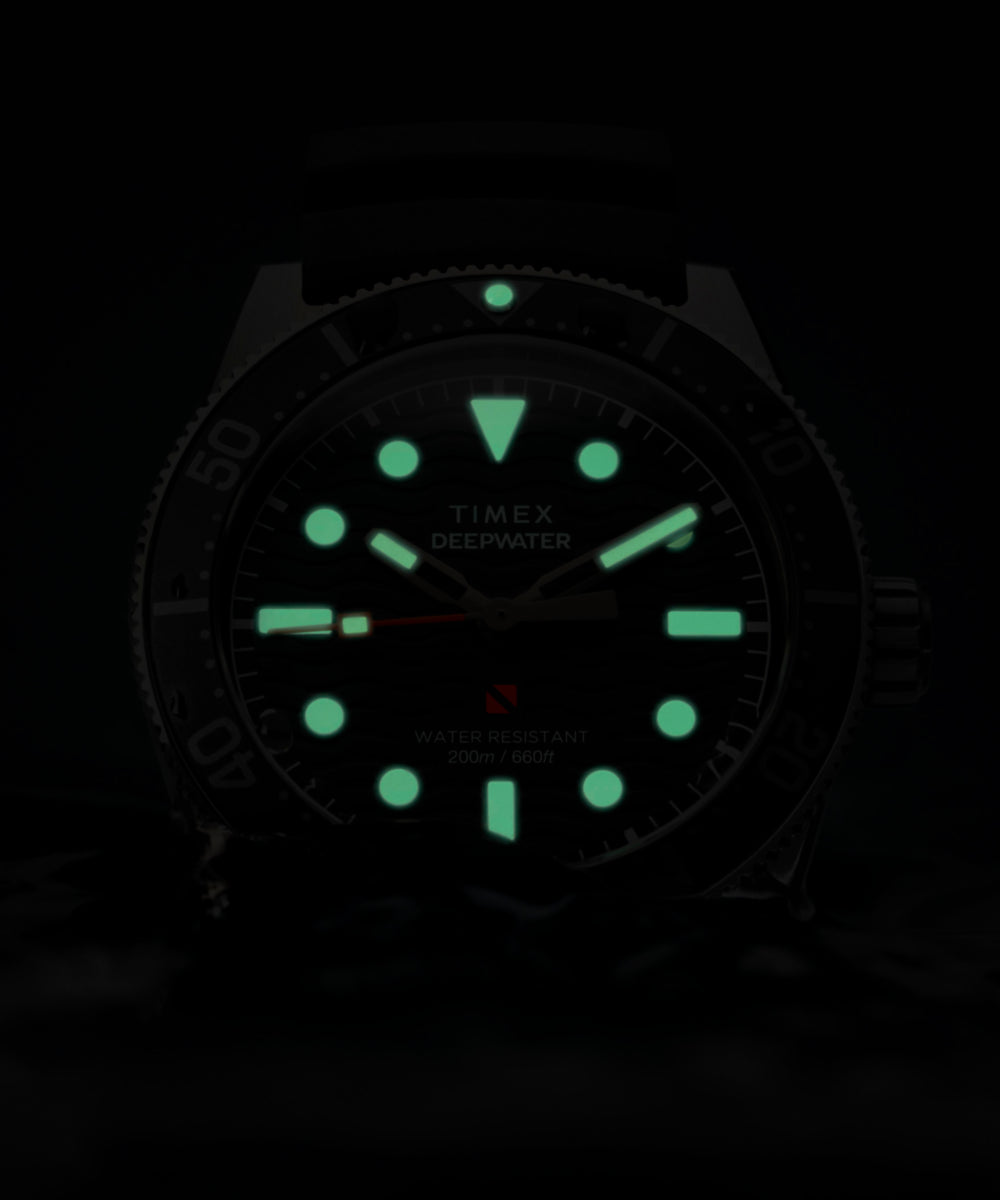 Deepwater Reef 200 41mm Synthetic Rubber Strap Watch