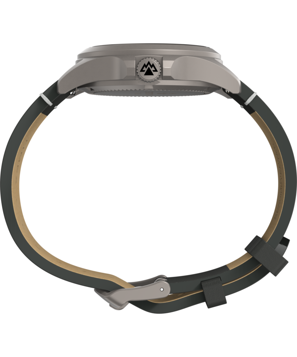 Expedition Titanium 38mm Leather Strap Watch