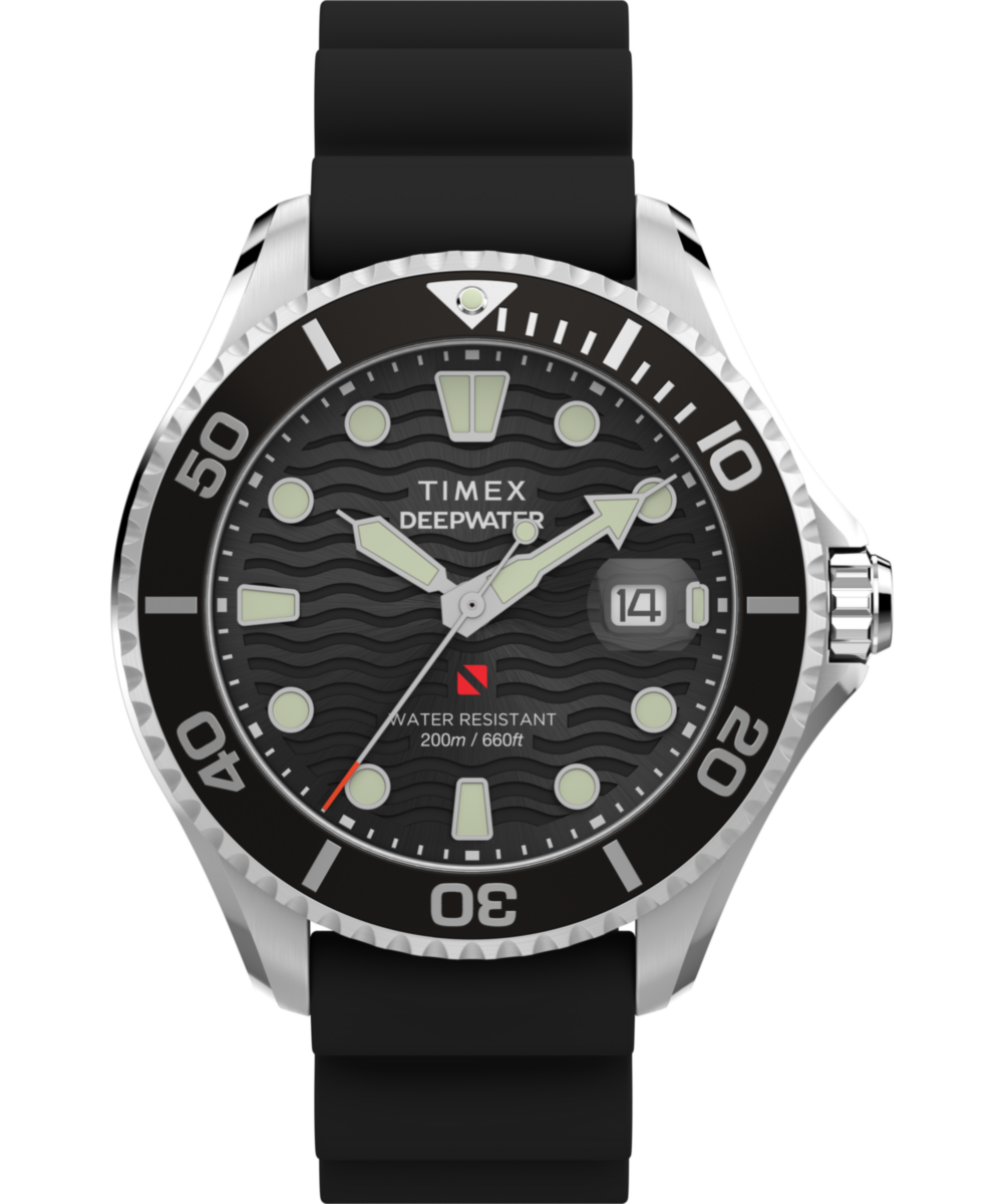 Deepwater Meridian 200 44mm Synthetic Rubber Strap Watch