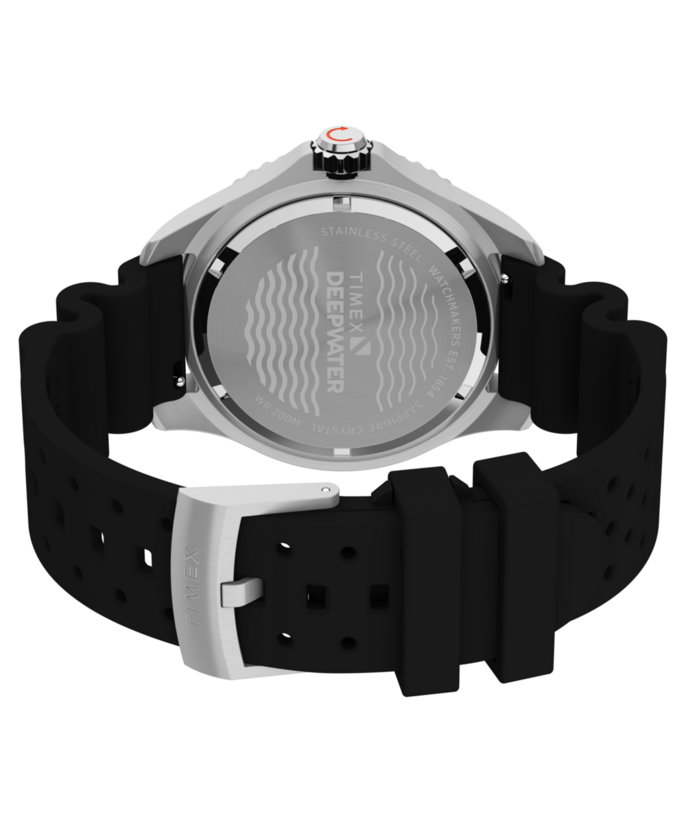 Deepwater Meridian 200 44mm Synthetic Rubber Strap Watch