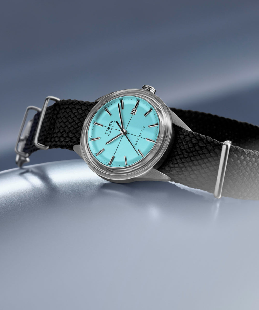 Marlin® Jet Automatic 38mm Fabric Strap Watch