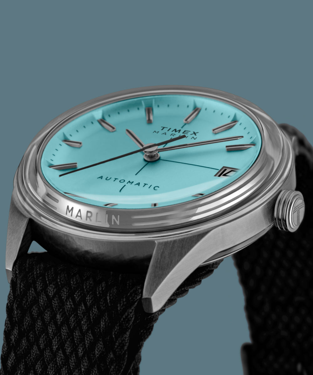 Marlin® Jet Automatic 38mm Fabric Strap Watch