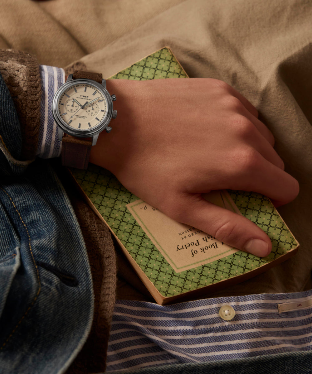 Waterbury Metropolitan Chronograph 41mm Leather Strap Watch