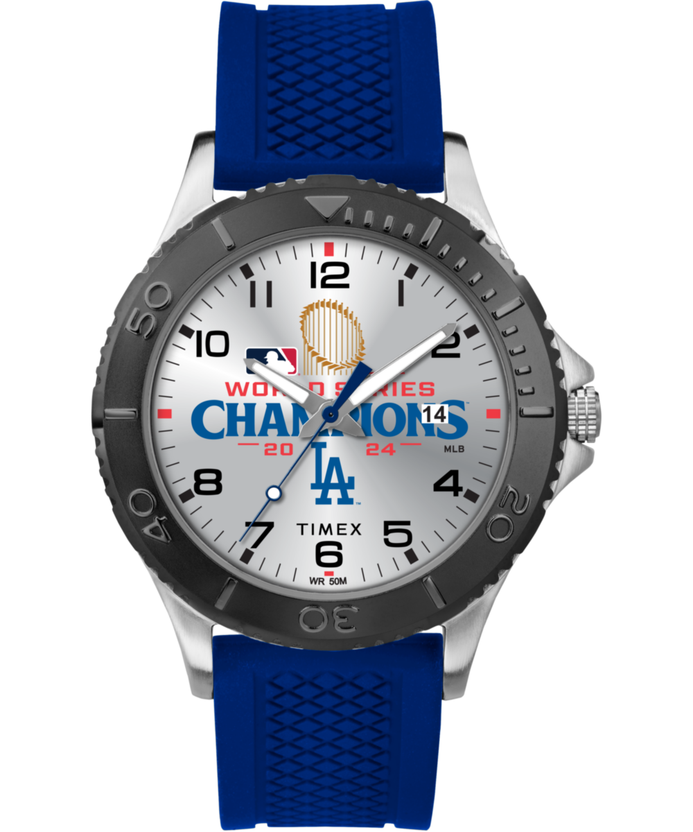 Timex Gamer Los Angeles Dodgers World Series 42m Silicone Strap Watch