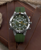 Expedition® Tide-Temp-Compass 45mm Silicone Strap Watch